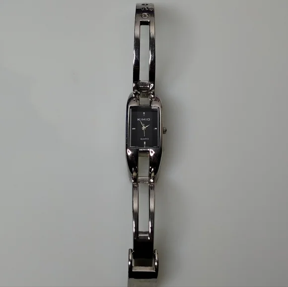 Kimio Black and Silver Quartz Watch - Picture 3 of 9